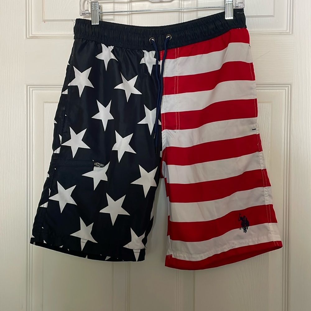 Polo swim trunks